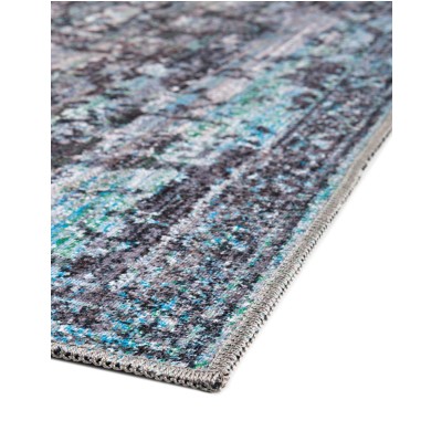 Tapete Lavable Renacimiento Azul y Verde