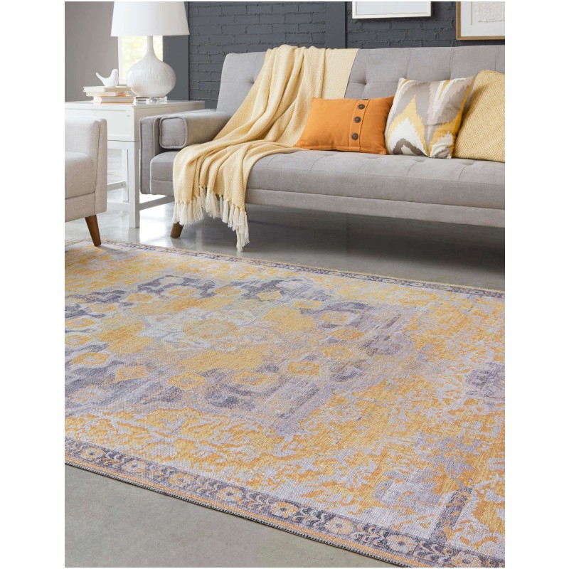 Tapete Lavable Renacimiento en Amarillo