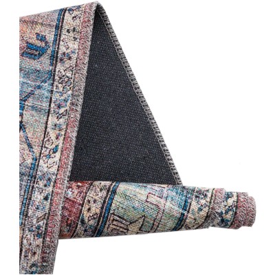 Tapete Lavable Lunar Medallón en Multicolor