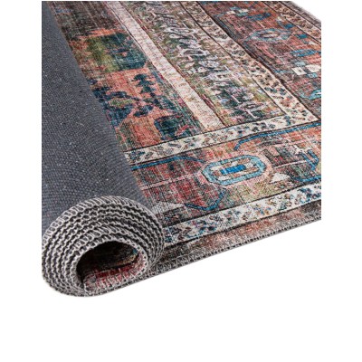 Tapete Lavable Lunar Medallón en Multicolor