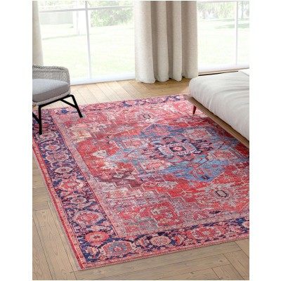 Tapete Lavable Lunar Rojo Oxidado