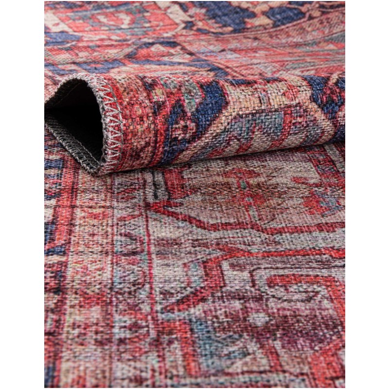 Tapete Lavable Lunar Rojo Oxidado