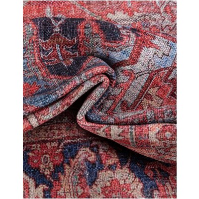 Tapete Lavable Lunar Rojo Oxidado