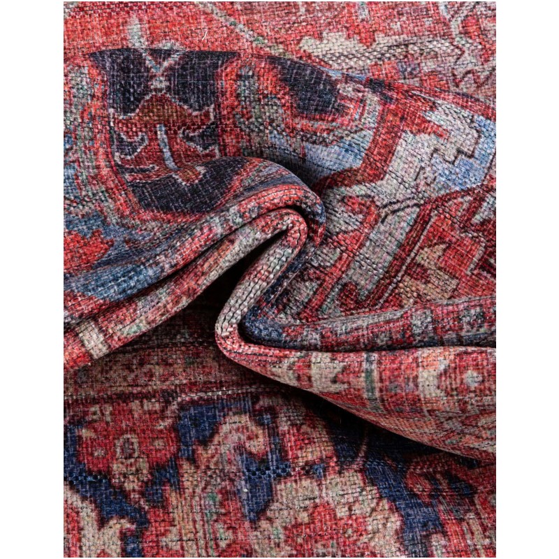 Tapete Lavable Lunar Rojo Oxidado