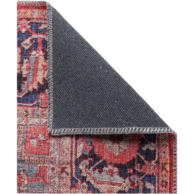 Tapete Lavable Lunar Rojo Oxidado