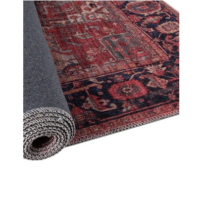 Tapete Lavable Lunar Rojo Oxidado