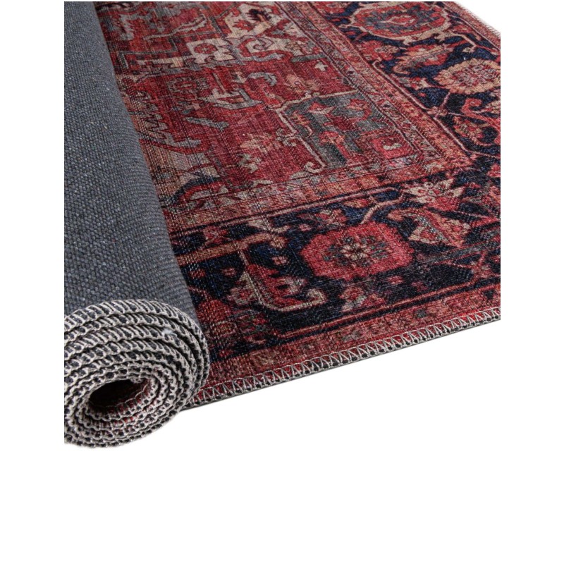 Tapete Lavable Lunar Rojo Oxidado