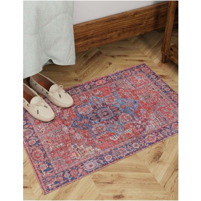 Tapete Lavable Lunar Rojo Oxidado