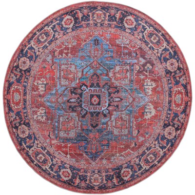 Tapete Lavable Lunar Rojo Oxidado