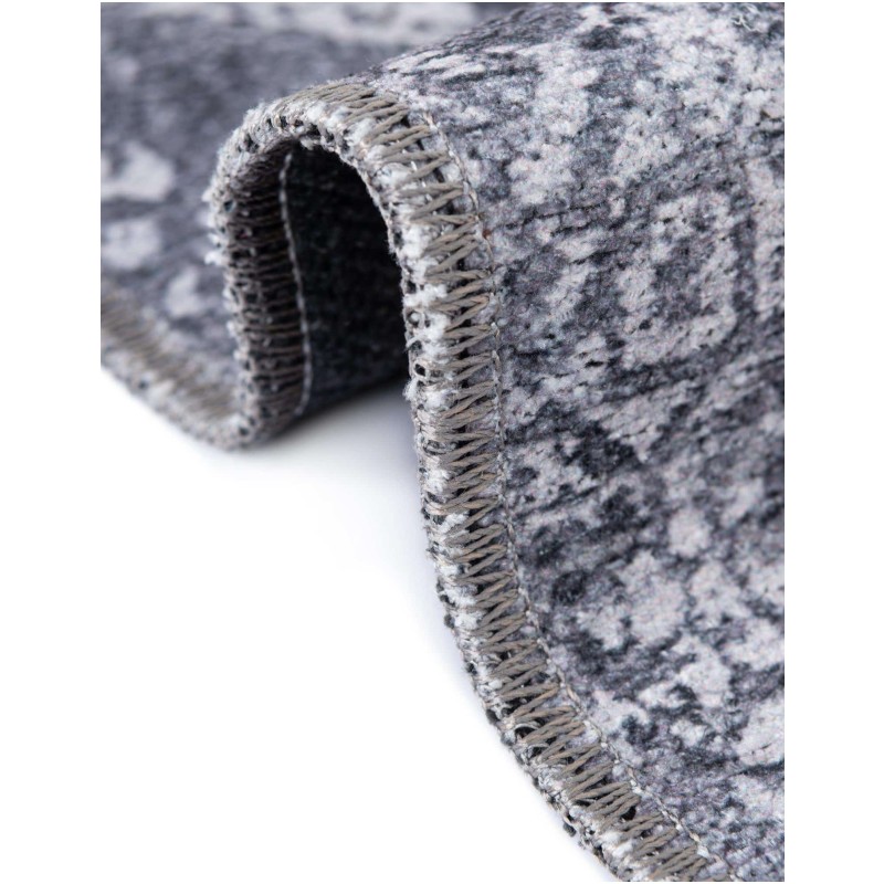 Tapete Lavable Yala en Gris Saturado