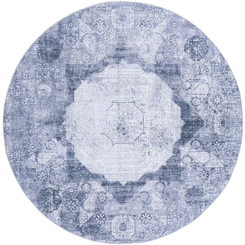 Tapete Lavable Yala en Gris Saturado