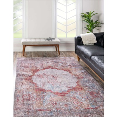 Tapete Lavable Yala en Multicolor Saturado