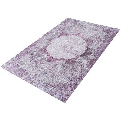 Tapete Lavable Yala en Rosa Saturado