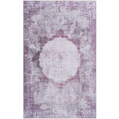 Tapete Lavable Yala en Rosa Saturado