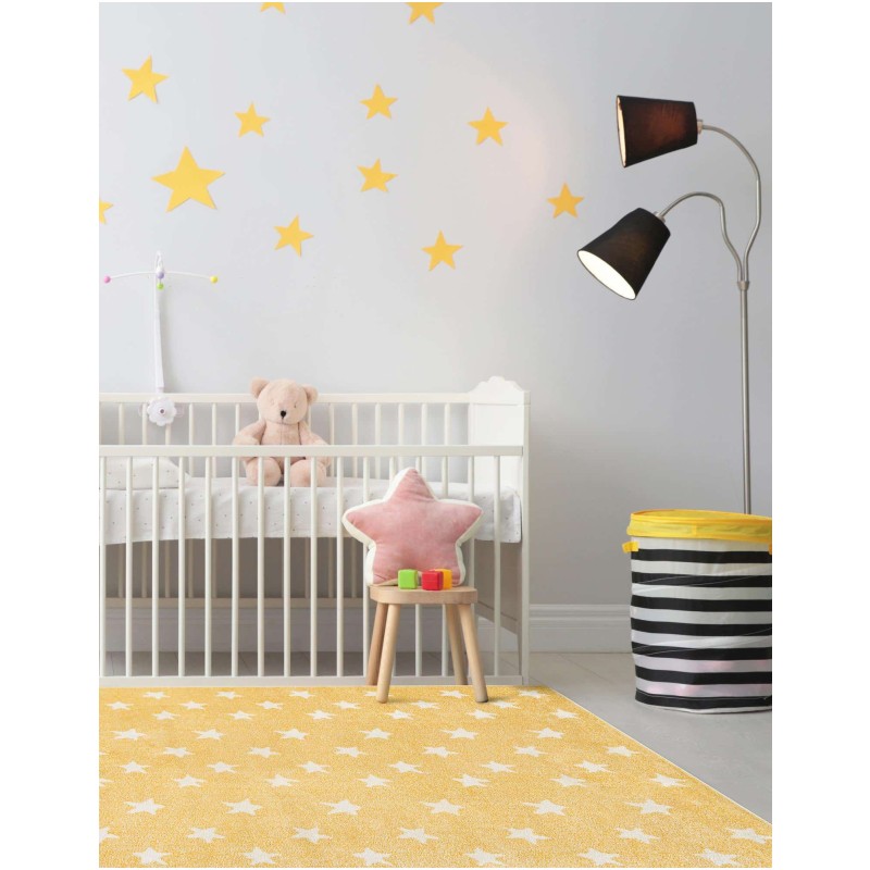 Tapete Fantasia Estrellitas Amarillo