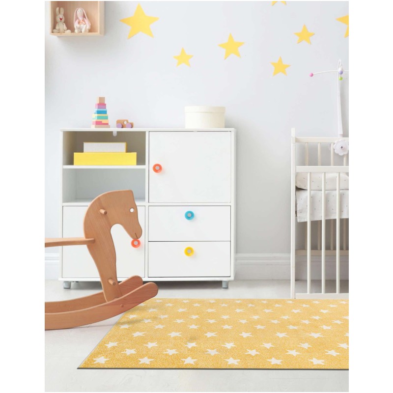 Tapete Fantasia Estrellitas Amarillo