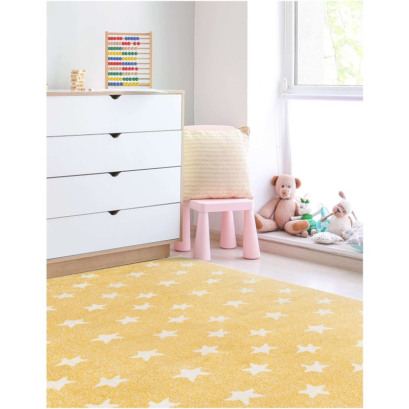 Tapete Fantasia Estrellitas Amarillo