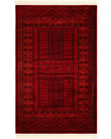 Tapete Místico con Bordes Rojos