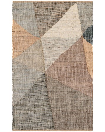 Tapete Kilim de Yute Figuras Irregulares