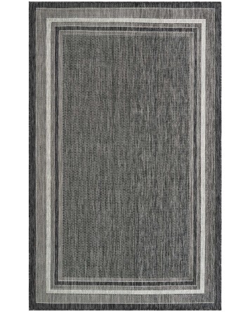 Tapete Exterior Bordes en Negro