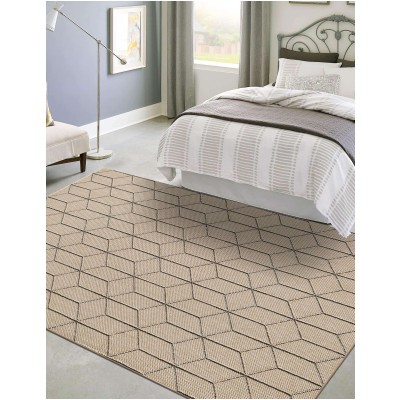 Tapete Sinfonía Exterior Enrejado en Khaki