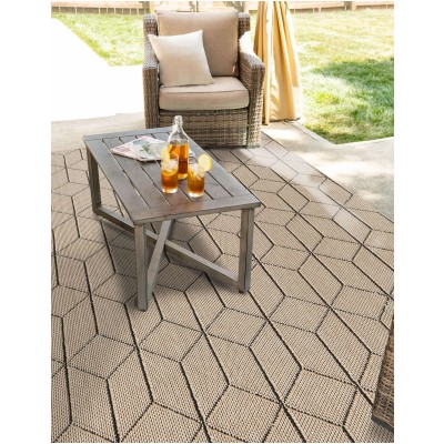 Tapete Sinfonía Exterior Enrejado en Khaki