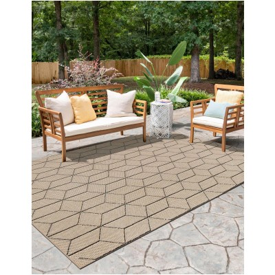 Tapete Sinfonía Exterior Enrejado en Khaki