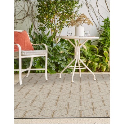 Tapete Sinfonía Exterior Enrejado en Beige