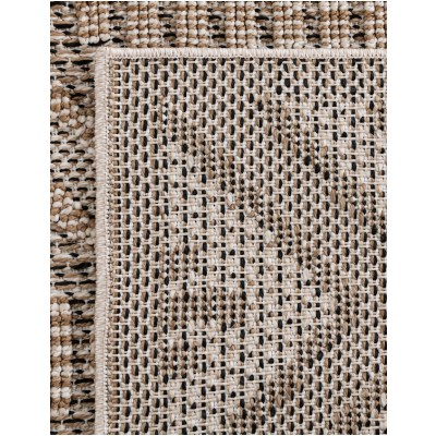 Tapete Sinfonía Exterior Enrejado de Rombos en Khaki