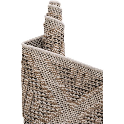 Tapete Sinfonía Exterior Enrejado de Rombos en Khaki