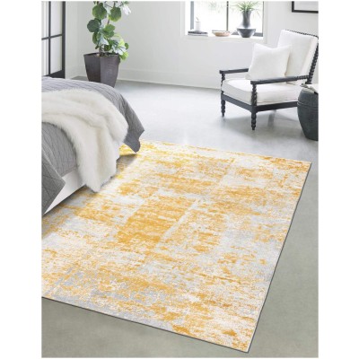 Tapete Londres Abstracto en Amarillo