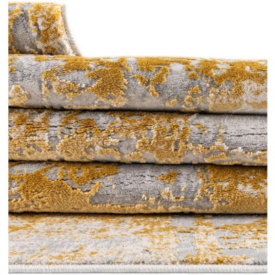 Tapete Londres Abstracto en Amarillo