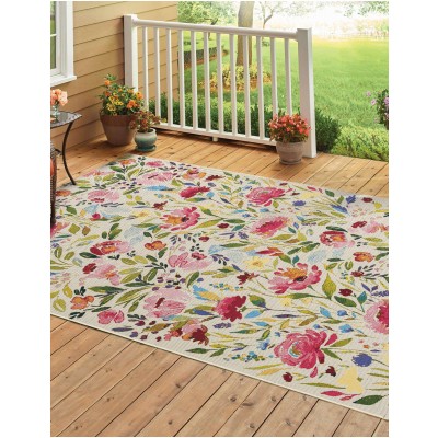 Tapete Exterior Botánico Ramo de Flores