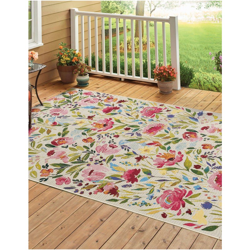 Tapete Exterior Botánico Ramo de Flores