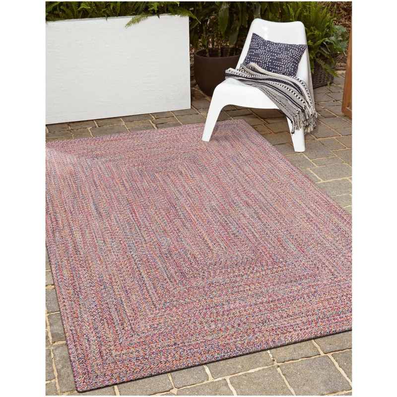 Tapete Eco Trenzado en Multicolor