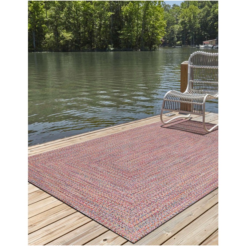 Tapete Eco Trenzado en Multicolor