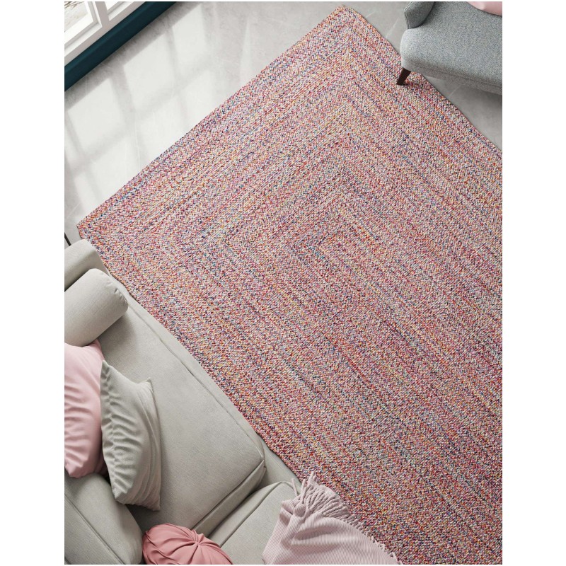 Tapete Eco Trenzado en Multicolor