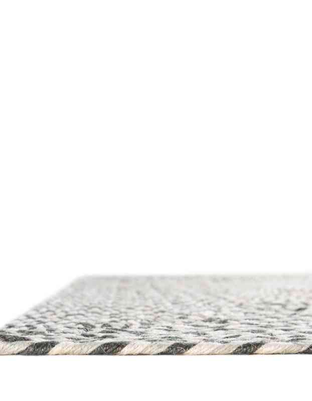 Tapete de Yute Trenzado Escoces en Gris