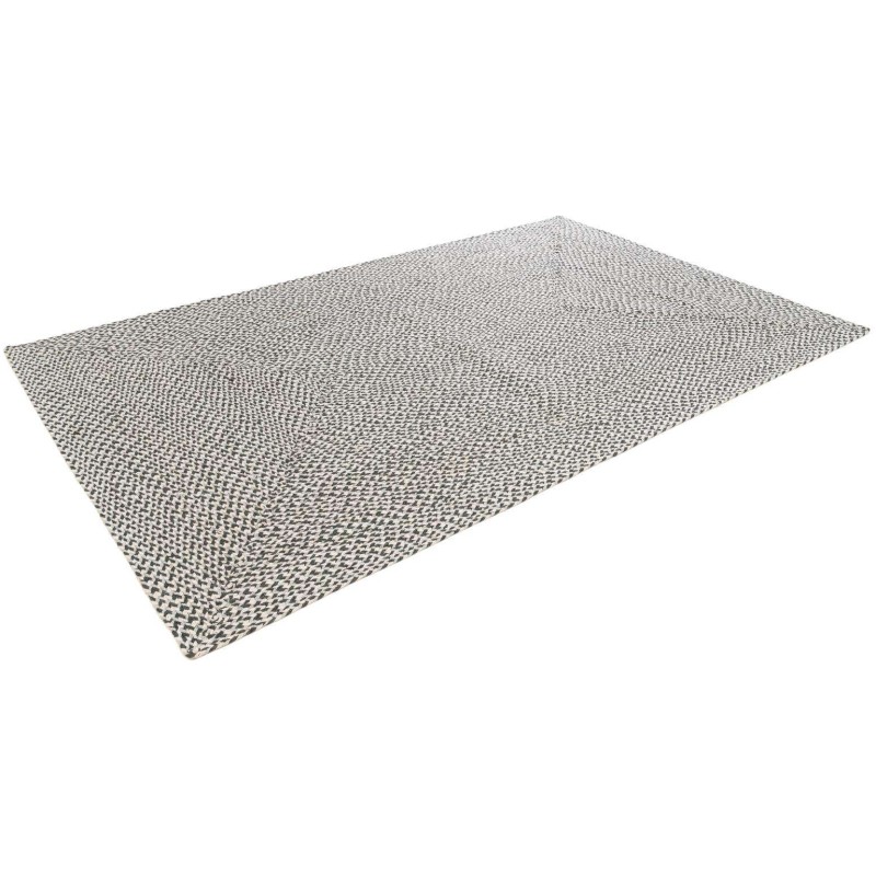 Tapete de Yute Trenzado Escoces en Gris