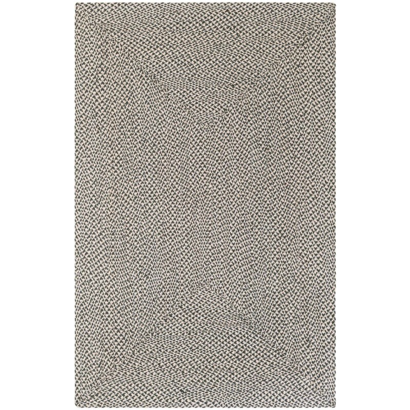 Tapete de Yute Trenzado Escoces en Gris