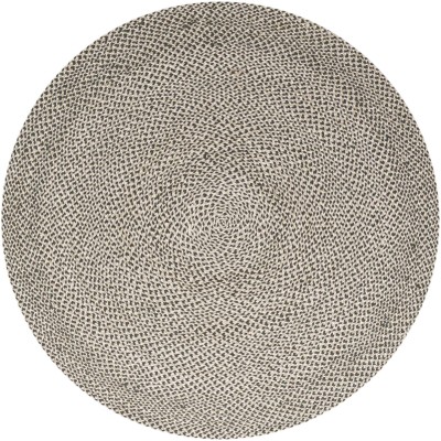 Tapete de Yute Trenzado Escoces en Gris