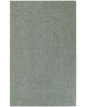 Tapete de Yute Trenzado Escoces en Verde