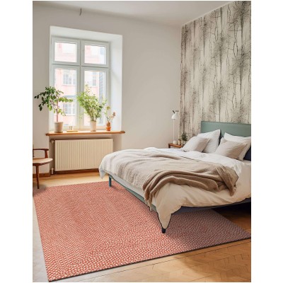 Tapete de Yute Trenzado Escoces en Oxido