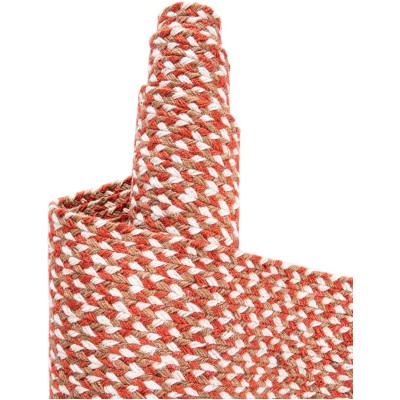 Tapete de Yute Trenzado Escoces en Oxido