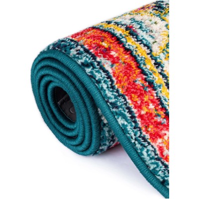 Tapete Virginia Medallón Azul