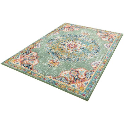 Tapete Virginia Medallón Verde