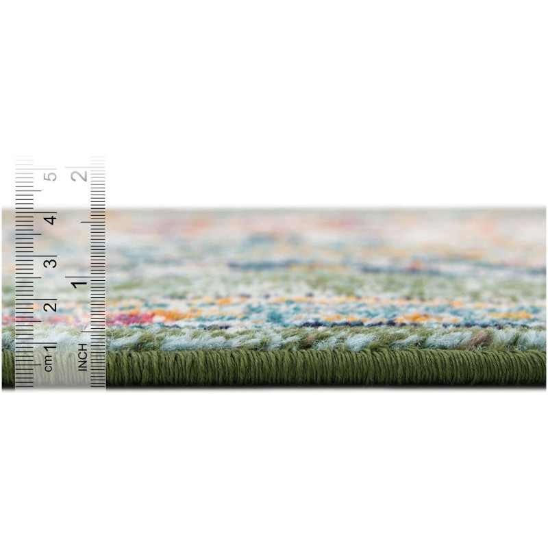 Tapete Virginia Medallón Verde