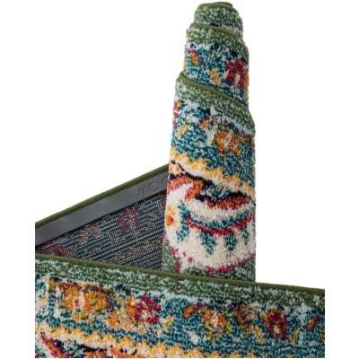 Tapete Virginia Medallón Verde