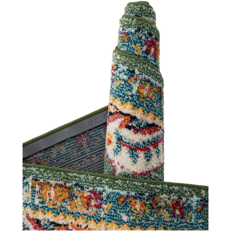 Tapete Virginia Medallón Verde