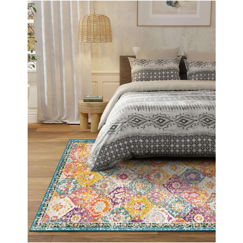 Tapete Virginia Floreado Multicolor